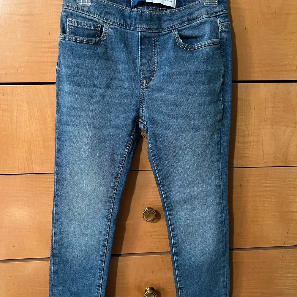 Old Navy Adjustable Elastic Waist Jeans Kids Size Medium 8 Skinny